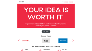 Latest crowdify.net screenshot