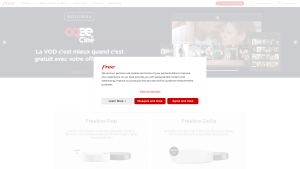 Latest free.fr screenshot