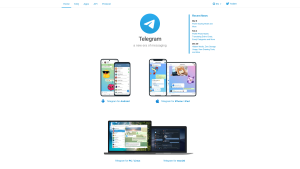 Latest telegram.org screenshot